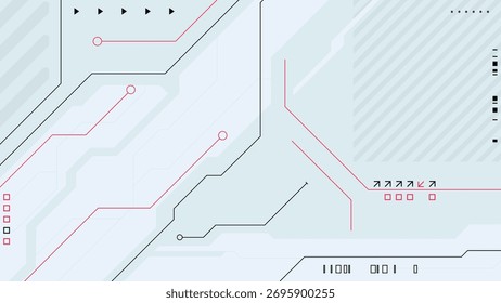 Modern retro futuristic background with cyberpunk style design.