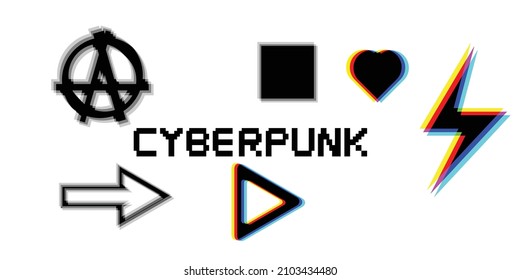 Moderno fondo retro futurista . Afiche de onda retro .Composición de diseño de vectores con varias formas geométricas. Resumen del arte contemporáneo. Fondo digital del ciberpunk . 