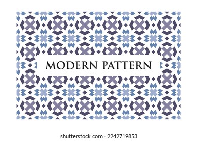 Moderner geometrischer Retro-Vektorgrafik nahtloser Muster auf weißem Hintergrund