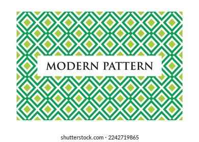 Modern Retro Geometric Seamless Pattern Vector on White Background