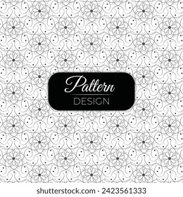 diseño moderno de patrones retro con forma orgánica. vector pro.