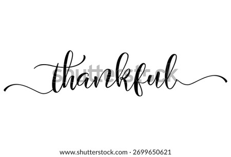 Modern Retro Script Thank You Text Handwritten Thank You Lettering  ,Thank you handwriting bulk lettering text vector ,Text for invitation, T- shirt design, poster, banner, Icon and Isolated,Thanks 