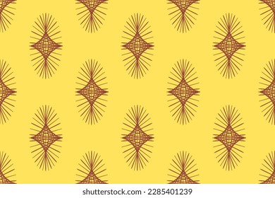 Modern retro vintage seamless pattern vector illustration design for fabric textile and interior 