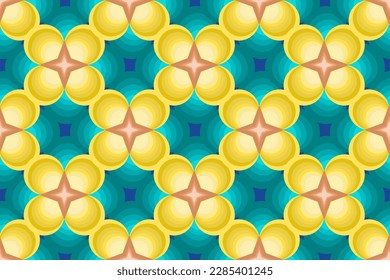 Modern retro vintage seamless pattern vector illustration design for fabric textile and interior. Retro background 