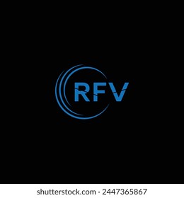Modern  RFV Logo Letter Design