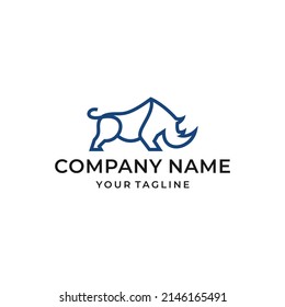 280 Minimalist rhino logo Images, Stock Photos & Vectors | Shutterstock