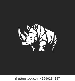 Modern rhino stone logo for sale.