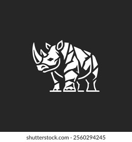 Modern rhino stone logo for sale.