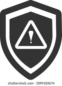 Concepto de Idea Creativa de Gestión Moderna de Riesgos. Icono de línea delgada plana moderna diseñado ilustración vectorial