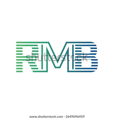 Modern RMB Logo Design. Letter RMB Minimalist, Professional, and Versatile Branding Icon for Business Identity