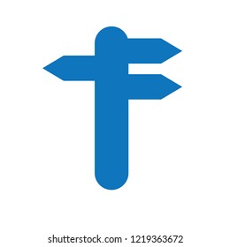 Modern road sign design