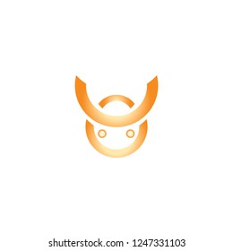 Modern robot icon