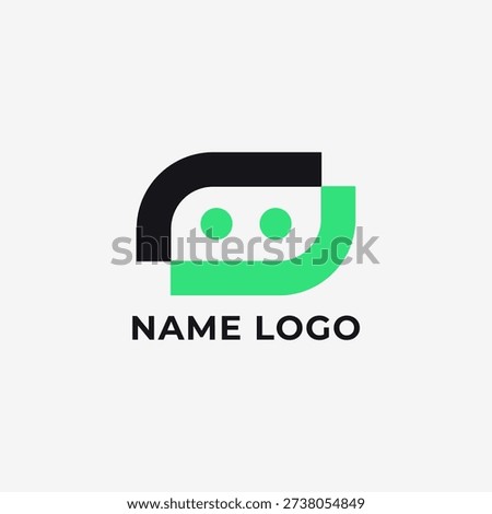 Modern Robot Tech Logo – Creative AI Technology Brand Identity Premium Design