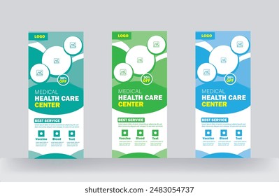 Modern roll up and abstract pull up promotion street business events presentations meeting design template