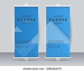 Fondo abstracto de banner de rollo moderno