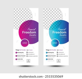 Modern Roll Up Banner Design