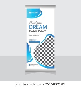 Modernes Roll-Up-Banner-Design