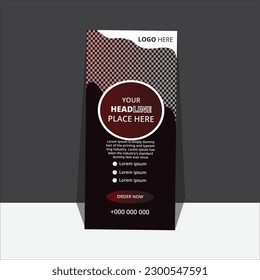 MODERN ROLL UP BANNER DESIGN TEMPLATE FOR BUSINESS