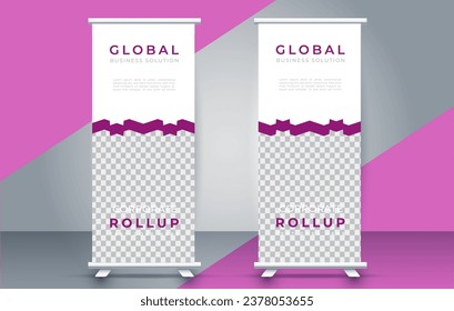 Modern roll up banner design template. flyer. pull up. presentation. brochure. poster. advertisement. print media 