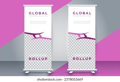  Modern roll up banner design template. flyer. pull up. presentation. brochure. poster. advertisement. print media 