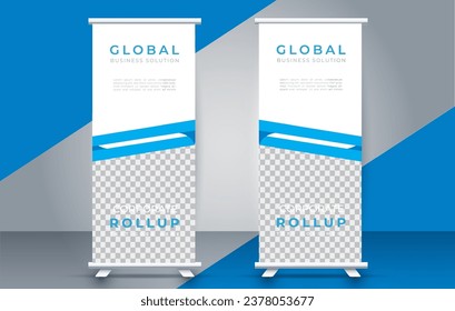  Modern roll up banner design template. flyer. pull up. presentation. brochure. poster. advertisement. print media 