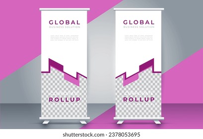  Modern roll up banner design template. flyer. pull up. presentation. brochure. poster. advertisement. print media 