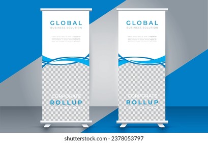  Modern roll up banner design template. flyer. pull up. presentation. brochure. poster. advertisement. print media 