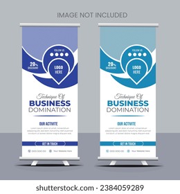Modern Roll Up Banner Design Template