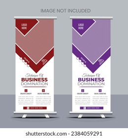 Modern Roll Up Banner Design Template
