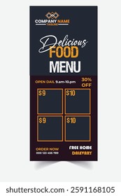 Modern Roll up banner design template