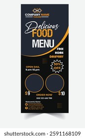 Modern Roll up banner design template