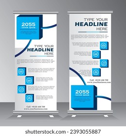 modern roll up banner desing, vector eps 10
