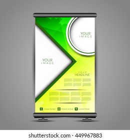 Modern Roll up banner stand template