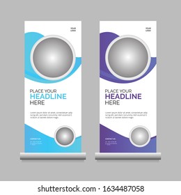 Modern Roll Up Banner Template 