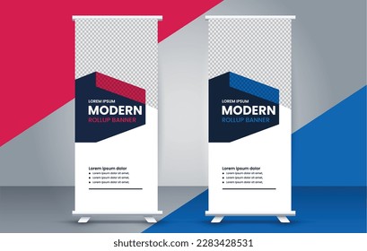 modernes Design für Aufrollbanner