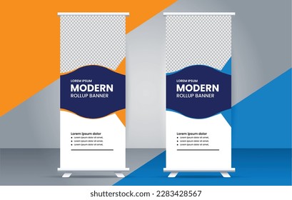 modernes Design für Aufrollbanner
