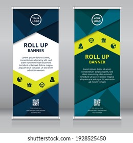 Moderne Roll-up-Banner-Vorlage, Standardvorlage, X-Banner-Vorlage, Flaggenbanner