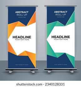 Plantilla moderna de banner de enrollado, plantilla estándar, plantilla de pancarta X, banner de bandera. fondo vertical, abstracto, diseño vertical, pancarta x moderna, tamaño rectangular.