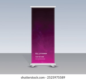 Diseño moderno de Plantilla enrollable para texto de fondo