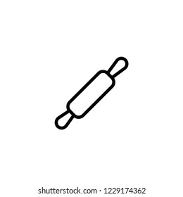 Modern rolling pin icon