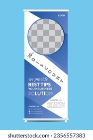 modern rollup banner design template