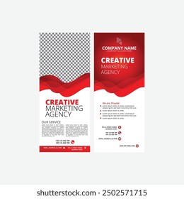 Modern rollup banner design template
