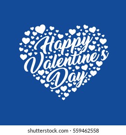 Modern Romantic Happy Valentine Card, Suitable for Invitation, Web Banner, Social Media, and Other Valentine Related Occasion
