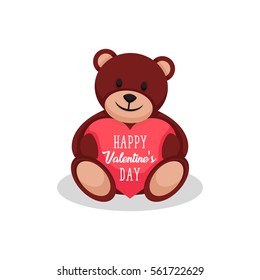 Modern Romantic Happy Valentine Card, Suitable for Invitation, Web Banner, Social Media, and Other Valentine Related Occasion