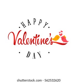 Modern Romantic Happy Valentine Card, Suitable for Invitation, Web Banner, Social Media, and Other Valentine Related Occasion