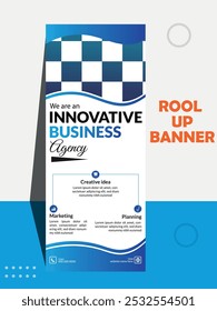 MODERN ROOL UP BANNER DESIGN