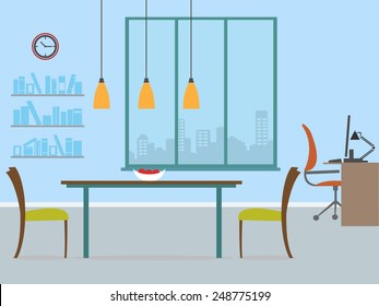 Modern room interior