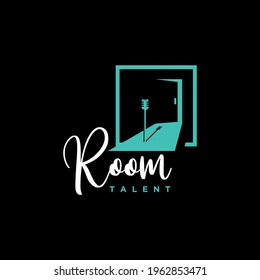 Modern Room Talent Show Logo Design