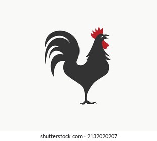 Modern Rooster logo design vector illustration	