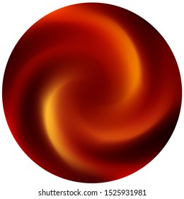 Modern round abstract background. Trendy soft color sphere. Holographic backdrop in style of 90th, 80th. Red smooth elegant colored, and easy editable round gradient template.